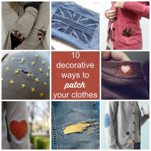 10 decorative ways to patch your clothes