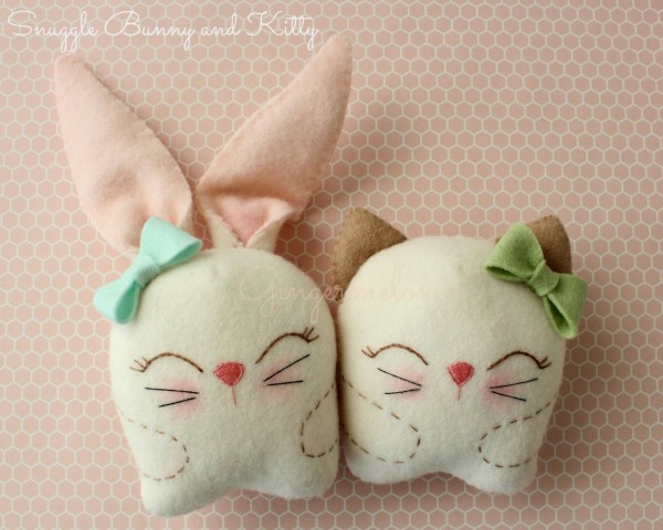 snuggle bunny and kitty1