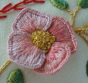 Tutorial: Wired stumpwork elements – Needle Work