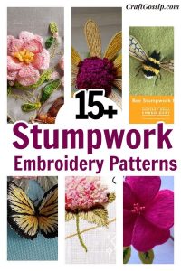 15 Stumpwork Embroidery Patterns To Try – Needle Work