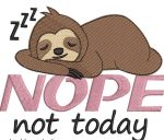 Nope, Not Today Sloth Embroidery Design – Funny Machine Embroidery Pattern Review Screenshot 2026-03-24 220430