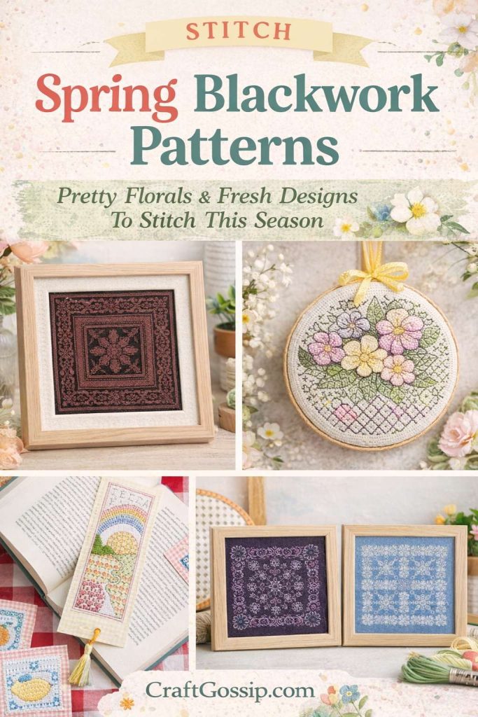 Blackwork Projects for Spring