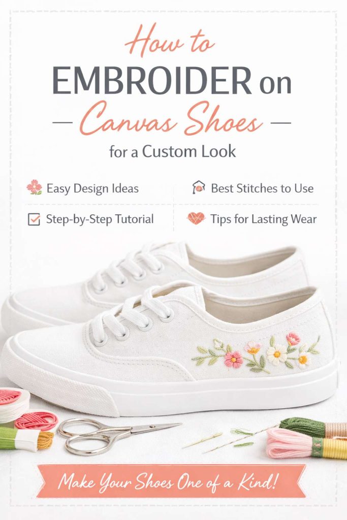How to Embroider on Canvas Shoes for a Custom Look