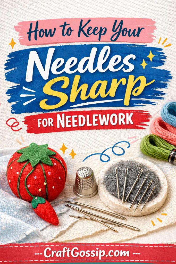 Needle Work How to Keep Your Needles Sharp for Needlework – Needle Work