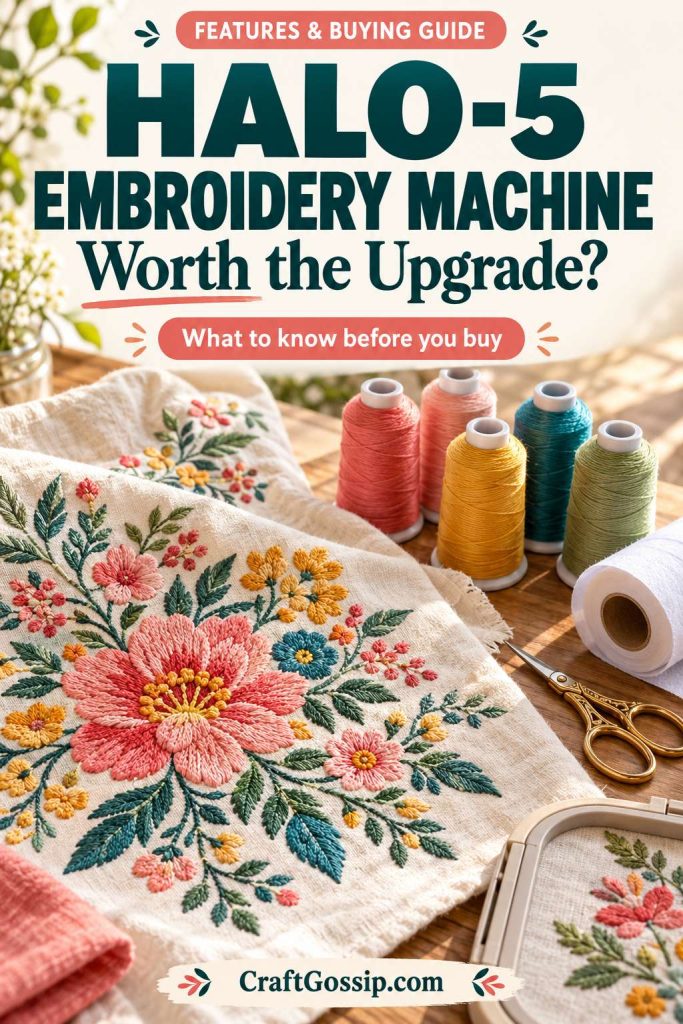 HALO-5 Embroidery Machine Review: Are Five Needles Worth the Upgrade?